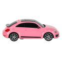 Samochód zdalnie sterowany Rastar 76200 Volkswagen Beetle 1:24 różowy