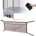 Torba siatka dolna do trampoliny organizer na buty klucze telefon 110cm