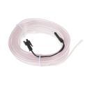 Oświetlenie ambientowe LED do samochodu / auta USB / 12V taśma 5m biała