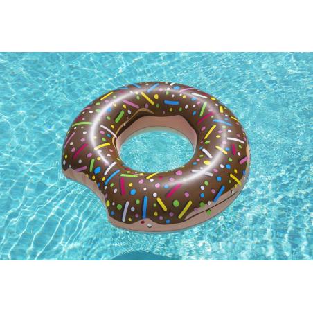 Kółko do pływania dmuchane BESTWAY 36188 donut brązowe 107cm