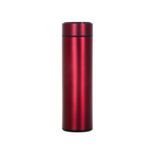 Kubek bidon termiczny termos smart LED 500ml bordowy