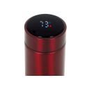 Kubek bidon termiczny termos smart LED 500ml bordowy