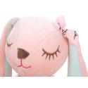 Maskotka pluszowa królik różowy 35cm