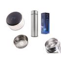Kubek bidon termiczny termos smart LED 500ml srebrny