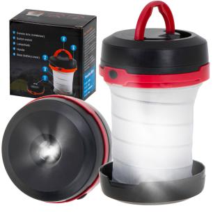 Lampa kempingowa turystyczna biwakowa latarka na baterie 2w1 3tryby LED