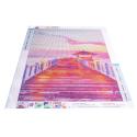 Haft diamentowy Diamond Painting mozaika diamentowa zestaw 5D molo