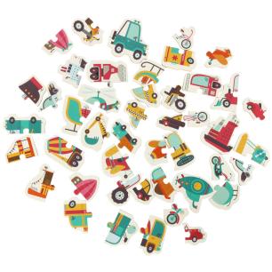 Puzzle w puszce pojazdy 24 puzzle