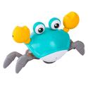Uciekający Pełzający Krab, Interaktywna Zabawka, Świeci, Gra melodie Robot NIEBIESKI