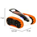 Samochód zdalnie sterowany pojazd gąsiennicowy RC REVOLT TG1006 High-Performance Track Racer 2.4GHz LED Off-Road Zasięg do 40