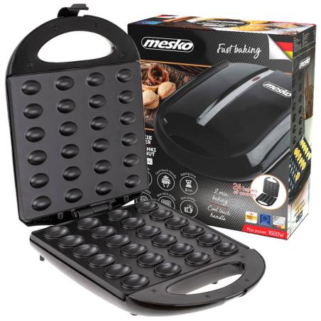 Opiekacz do orzeszków Mesko 3041 forma do ciastek elektryczna 24 szt. XL 1600W