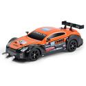 DUŻY Samochód Do Driftu Auto RC Drift 1:16 2,4 GHz PARA DYM 4WD Pomarańczowy Nissan GTR LED