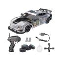DUŻY Samochód Do Driftu Auto RC Drift 1:16 2,4 GHz PARA DYM Grafitowy Mustang 4WD LED