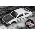 DUŻY Samochód Do Driftu Auto RC Drift 1:16 2,4 GHz PARA DYM Biała Toyota 4WD LED
