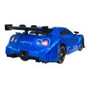 DUŻY Samochód Do Driftu Auto RC Drift 1:16 2,4 GHz PARA DYM 4WD Niebieski Nissan GTR LED