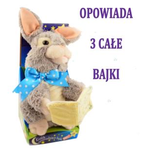 Królik Interaktywny Opowiadający 3 Bajki Bajeczka Opowiadacz