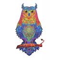 EKOLOGICZNE DREWNIANE PUZZLE MAGICZNA SOWA 148 ELEMENTÓW