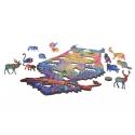 EKOLOGICZNE DREWNIANE PUZZLE MAGICZNA SOWA 148 ELEMENTÓW