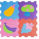 Mata Piankowa Puzzle Piankowe Owoce Kolorowe