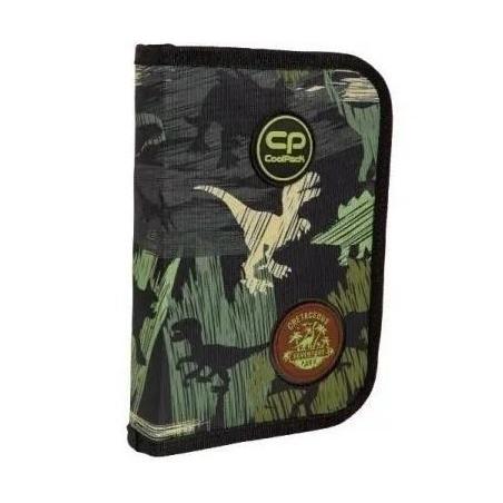 Piórnik dwuklapkowy Dinozaury Clipper CoolPack