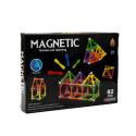 Klocki magnetyczne konstrukcyjne 82 elementy