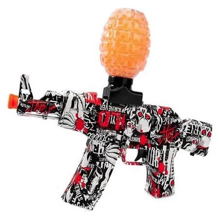 Automatyczny pistolet na kulki żelowe czerwony