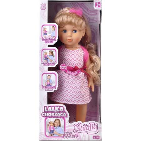 Chodząca lalka Natalia 40 cm mówi po polsku śpiewa chodzi