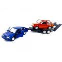 WELLY POLONEZ CARO FIAT 126P LAWETA SAMOCHODY 1:34-1:39