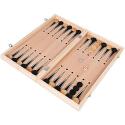 Szachy Warcaby Backgammon Tryktrak turniej mały