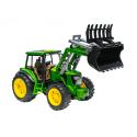 Duży Traktor Rolniczy z łyżką koparka Światło Dźwięk Zielony