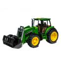 Duży Traktor Rolniczy z łyżką koparka Światło Dźwięk Zielony