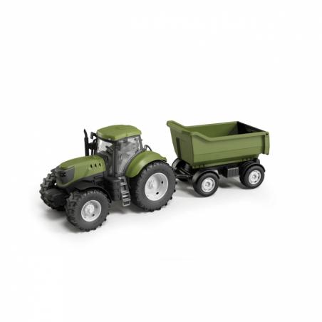 Duży traktor z wywrotką Zielony Adriatic  G3