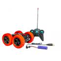 Kaskaderskie Autko Stunt RC Pilot Światło Czarno Czerwone