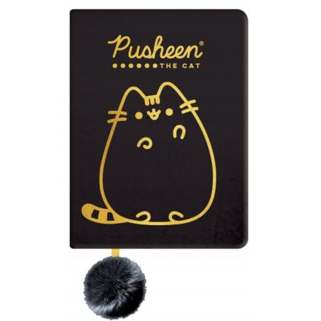 Pluszowy Pamiętnik Pusheen The Cat Gold Czarny  G2