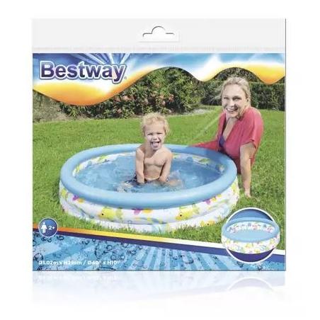 Dmuchany basenik zwierzątka morskie 102 x 25 cm Bestway