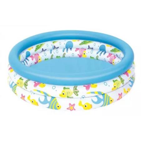 Dmuchany basenik zwierzątka morskie 102 x 25 cm Bestway