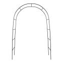 Pergola ogrodowa łuk uchwyt na róże kwiaty bluszcz pnącza metalowa 240 x 140 cm