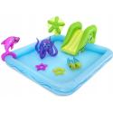 Basen dmuchany Aquapark Akwarium 239 x 206 x 86 cm  G2