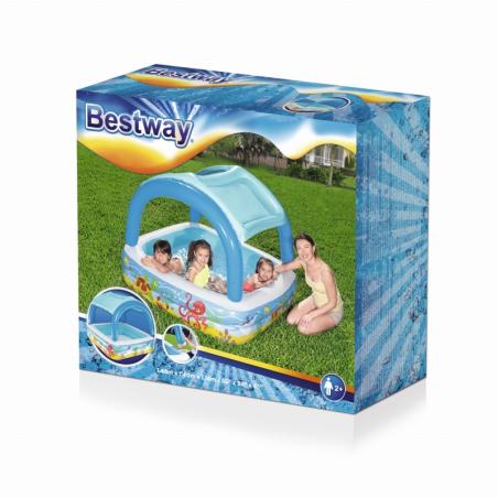 Basen prostokątny z daszkiem z pierścieniem Bestway  G2
