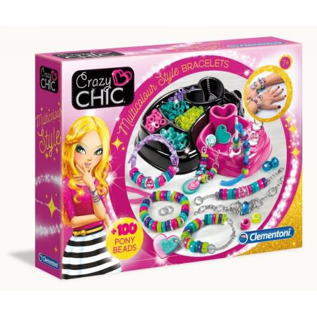 CRAZY CHIC ZESTAW DO ROBIENIA BIŻUTERII CLEMENTONI  G2