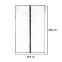 Moskitiera siatka magnetyczna LUARO na drzwi solidna mocny magnes 100x210cm