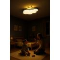 Lampa LED sufitowa plafon do pokoju dziecięcego ściemniana LUMELA + pilot chmurka niebieska