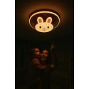Lampa LED sufitowa plafon do pokoju dziecięcego ściemniana LUMELA + pilot króliczek