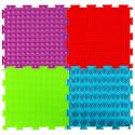 Mata sensoryczne puzzle montessori do masażu stóp 8 elementów