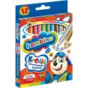 Kredki w oprawie drewnianej 12 kolorów Bambino  G2