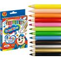 Kredki w oprawie drewnianej 12 kolorów Bambino  G2