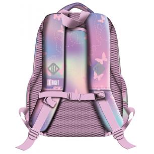 Plecak Szkolny 3-Komorowy Pink Butterflies St.Right  G2