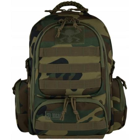 Plecak Szkolny 4-Komorowy Military Woodland Moro Camo G2
