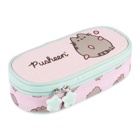 Piórnik saszetka owalna Pusheen Pink róż St.Majewski  G2