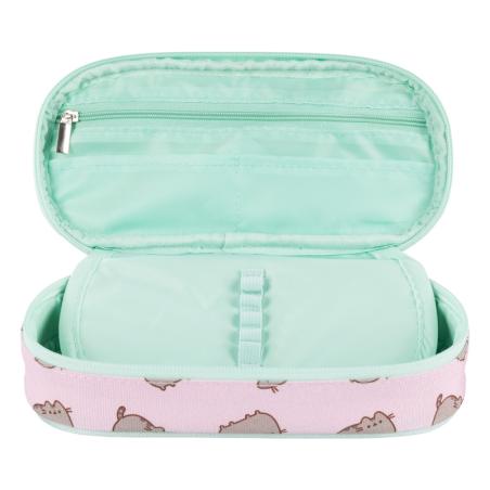 Piórnik saszetka owalna Pusheen Pink róż St.Majewski  G2