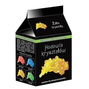 MINI HODOWLA KRYSZTAŁÓW ŻÓŁTY KRYSZTAŁ RANOK